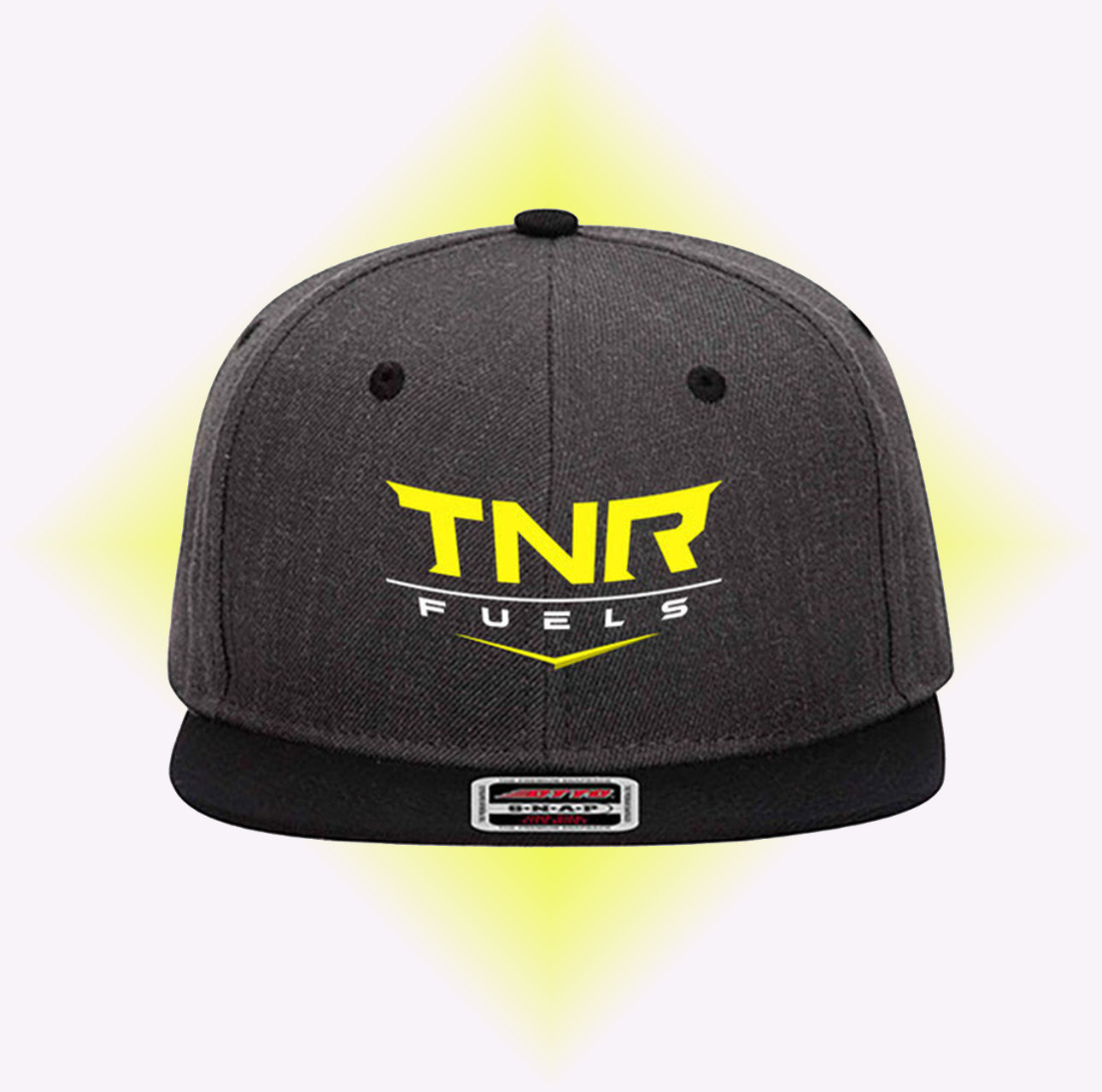 TNR Gray/Black and Neon Yellow Hat