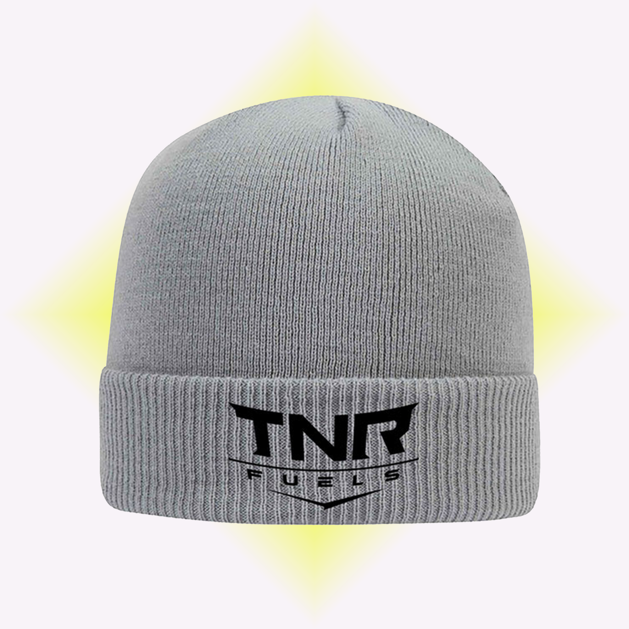 FOLDED BEANIE - GRAY/BLACK
