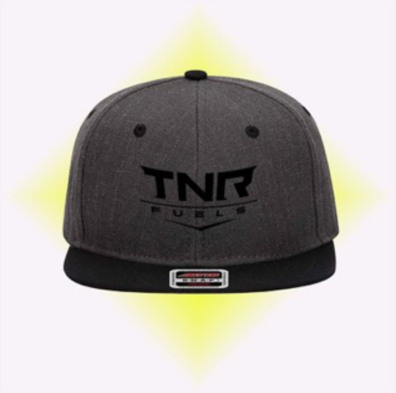 TNR Gray/Black and Black Logo Hat